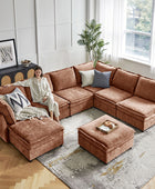 Harmetrix Oversized Soft Sectional Couch with Storage