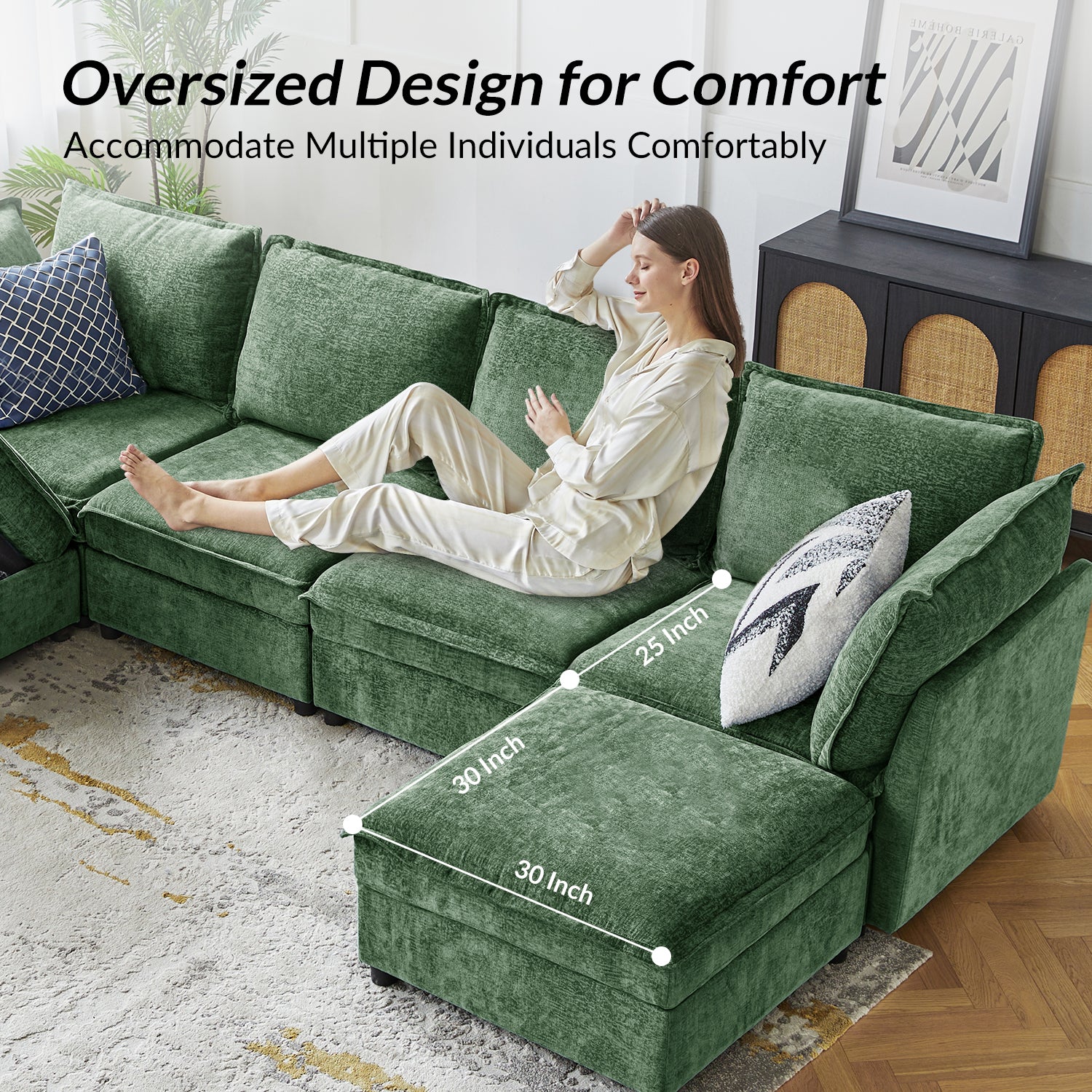 Accessories for Harmetrix Oversized Soft Sectional Couch