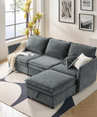 Victoria Oversized Soft Sectional Sofa with Storage