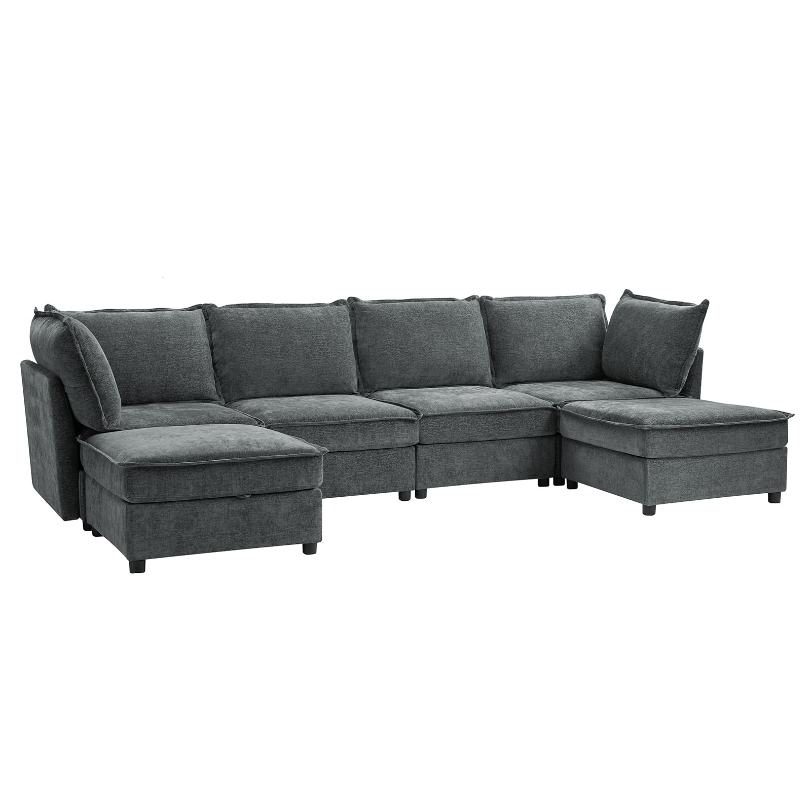 Victoria Oversized Soft Sectional Sofa with Storage