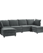 Victoria Oversized Soft Sectional Sofa with Storage