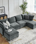 Oversized Soft Sectional Couch with Storage