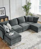 Victoria Oversized Soft Sectional Sofa with Storage