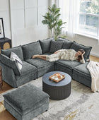 Victoria Oversized Soft Sectional Sofa with Storage