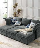 Victoria Oversized Soft Sectional Sofa with Storage