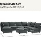 Victoria 8-Seater Soft Sectional Sofa with Storage