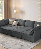 Victoria Oversized Soft Sectional Sofa with Storage