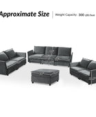 Victoria Oversized Soft Sectional Sofa with Storage