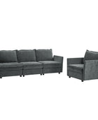 Victoria Oversized Soft Sectional Sofa with Storage