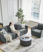 Victoria Oversized Soft Sectional Sofa with Storage