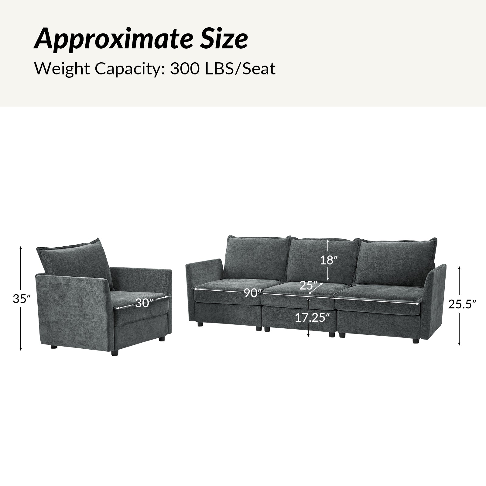 Victoria Oversized Soft Sectional Sofa with Storage