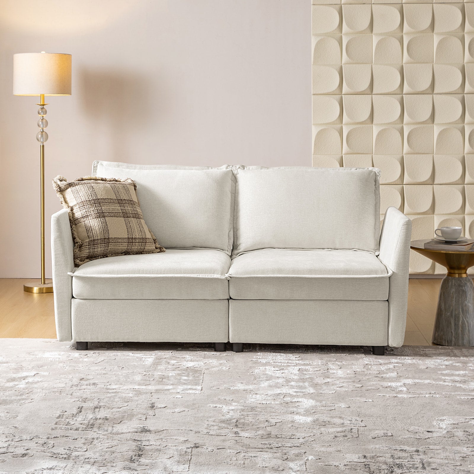 Victoria Oversized Soft Sectional Sofa with Storage