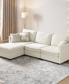 Victoria Oversized Soft Sectional Sofa with Storage