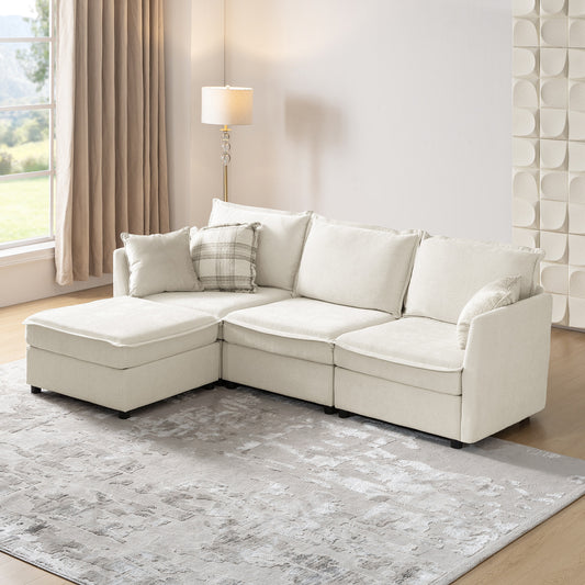 Victoria Oversized Soft Sectional Sofa with Storage