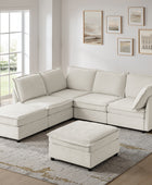 Oversized Soft Sectional Couch with Storage