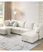 Victoria Oversized Soft Sectional Sofa with Storage