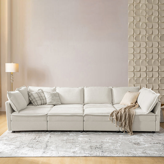 Victoria 8-Seater Soft Sectional Sofa with Storage