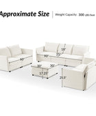 Victoria Oversized Soft Sectional Sofa with Storage