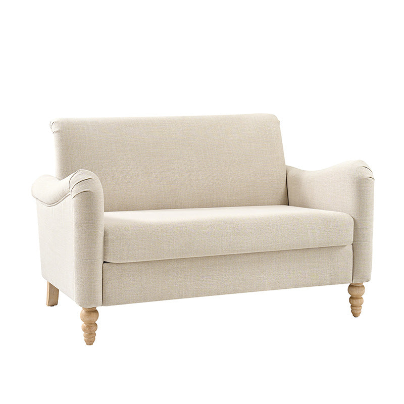 4-Piece Striped Farmhouse Living Room Set (Sofa, Loveseat, Recliner & Lift-Top Coffee Table