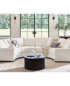 Aeris Modern Curved Sectional Sofa Set