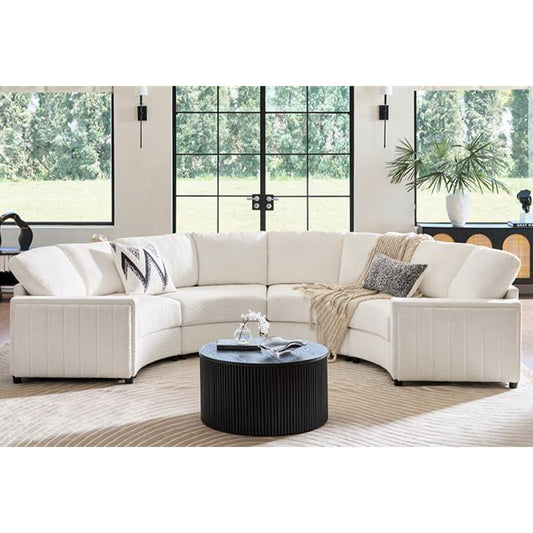 Aeris Modern Curved Sectional Sofa Set