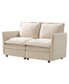 Victoria Oversized Modular Sectional Sofa with Hidden Storage and Removable Slipcovers
