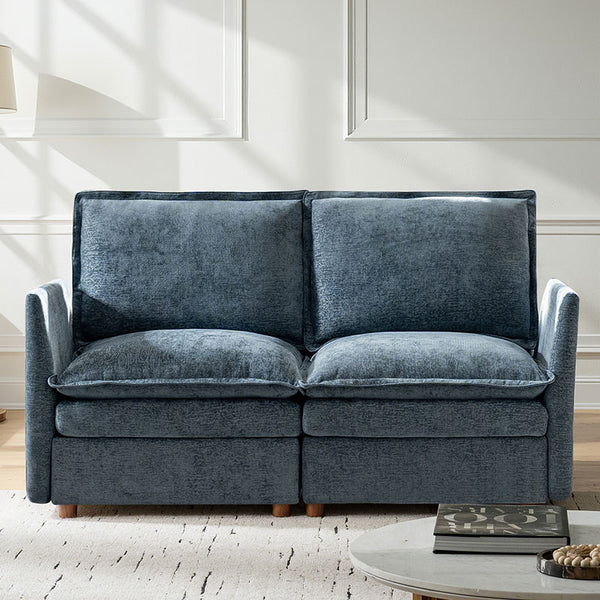 Victoria Oversized Modular Sectional Sofa with Hidden Storage and Removable Slipcovers