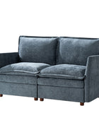 Victoria Oversized Modular Sectional Sofa with Hidden Storage and Removable Slipcovers