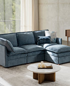 Victoria Oversized Modular Sectional Sofa with Hidden Storage and Removable Slipcovers