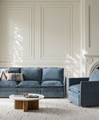 Victoria Oversized Modular Sectional Sofa with Hidden Storage and Removable Slipcovers