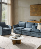 Victoria Oversized Modular Sectional Sofa with Hidden Storage and Removable Slipcovers