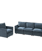 Victoria Oversized Modular Sectional Sofa with Hidden Storage and Removable Slipcovers