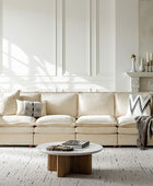 Victoria Oversized Modular Sectional Sofa with Hidden Storage and Removable Slipcovers