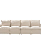 Victoria Oversized Modular Sectional Sofa with Hidden Storage and Removable Slipcovers