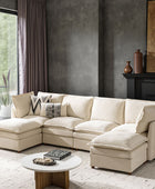 Victoria Oversized Modular Sectional Sofa with Hidden Storage and Removable Slipcovers