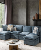 Victoria Oversized Modular Sectional Sofa with Hidden Storage and Removable Slipcovers