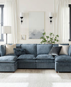 Victoria Oversized Modular Sectional Sofa with Hidden Storage and Removable Slipcovers
