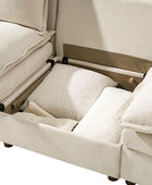 Victoria Oversized Modular Power Reclining Sectional Sofa with Hidden Storage