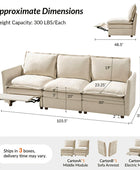 Victoria Oversized Modular Power Reclining Sectional Sofa with Hidden Storage