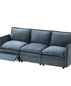 Victoria Oversized Modular Power Reclining Sectional Sofa with Hidden Storage