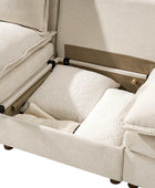 Victoria Oversized Modular Power Reclining Sectional Sofa with Hidden Storage