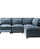 Victoria Oversized Modular Power Reclining Sectional Sofa with Hidden Storage