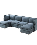 Victoria Oversized Modular Power Reclining Sectional Sofa with Hidden Storage