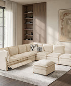 Victoria Oversized Modular Power Reclining Sectional Sofa with Hidden Storage