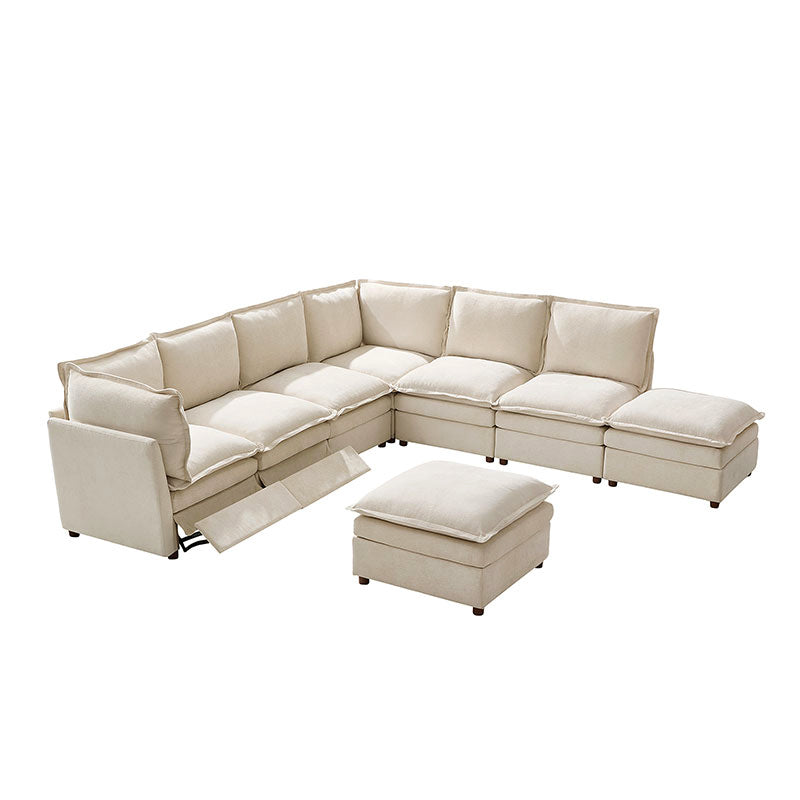 Victoria Oversized Modular Power Reclining Sectional Sofa with Hidden Storage