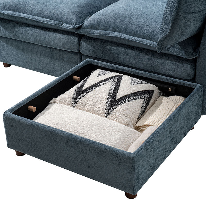 Victoria Oversized Modular Power Reclining Sectional Sofa with Hidden Storage