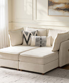 Diego Modern Modular 6-Seat Sectional Sofa with Chaise Lounge