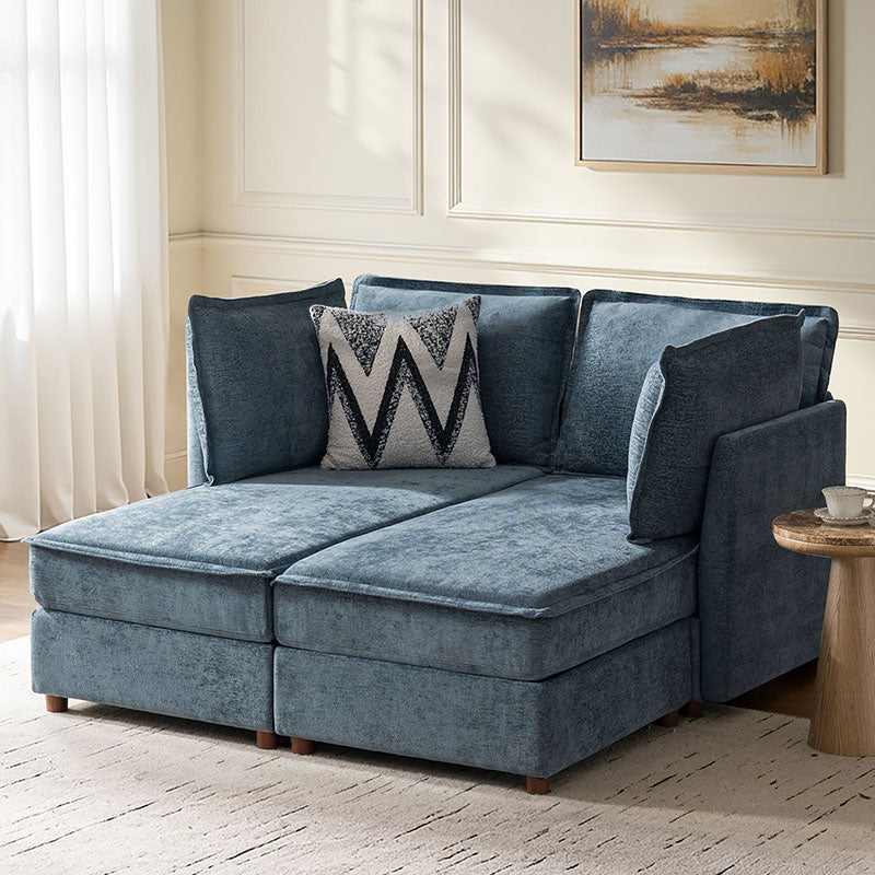 Diego Modern Modular 6-Seat Sectional Sofa with Chaise Lounge