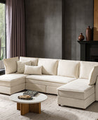Diego Modern Modular 6-Seat Sectional Sofa with Chaise Lounge
