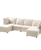 Diego Modern Modular 6-Seat Sectional Sofa with Chaise Lounge